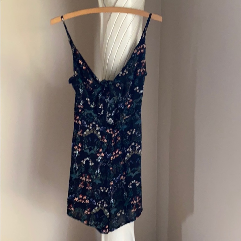 UK2LA Black Floral Romper